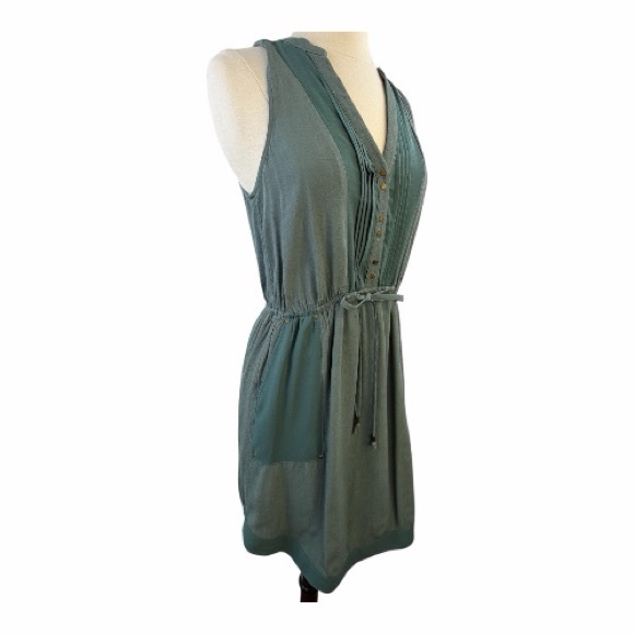 Anthropologie Maeve Paloma Dress XS Sage Green Sleeveless Mini - Picture 5 of 13